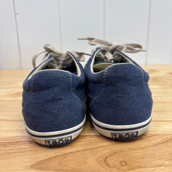 Taos Womens Moc Star Preppy Everyday Canvas Lace Up Sneakers Size 8.5 Casual Fun - Picture 4 of 7